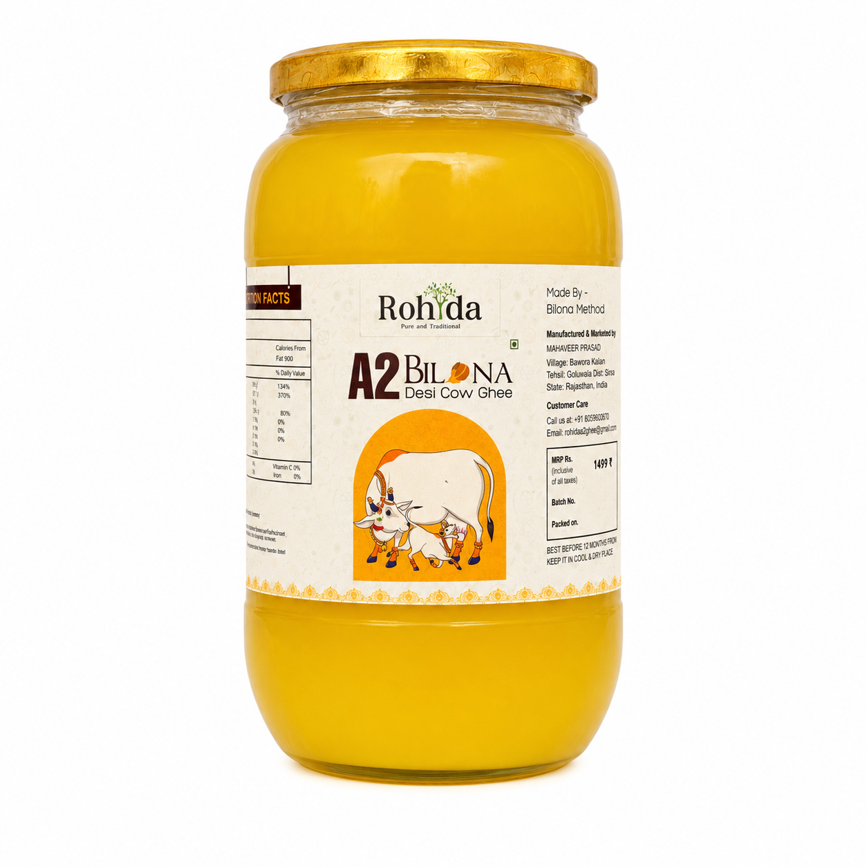 A2 Bilona Desi Cow Ghee