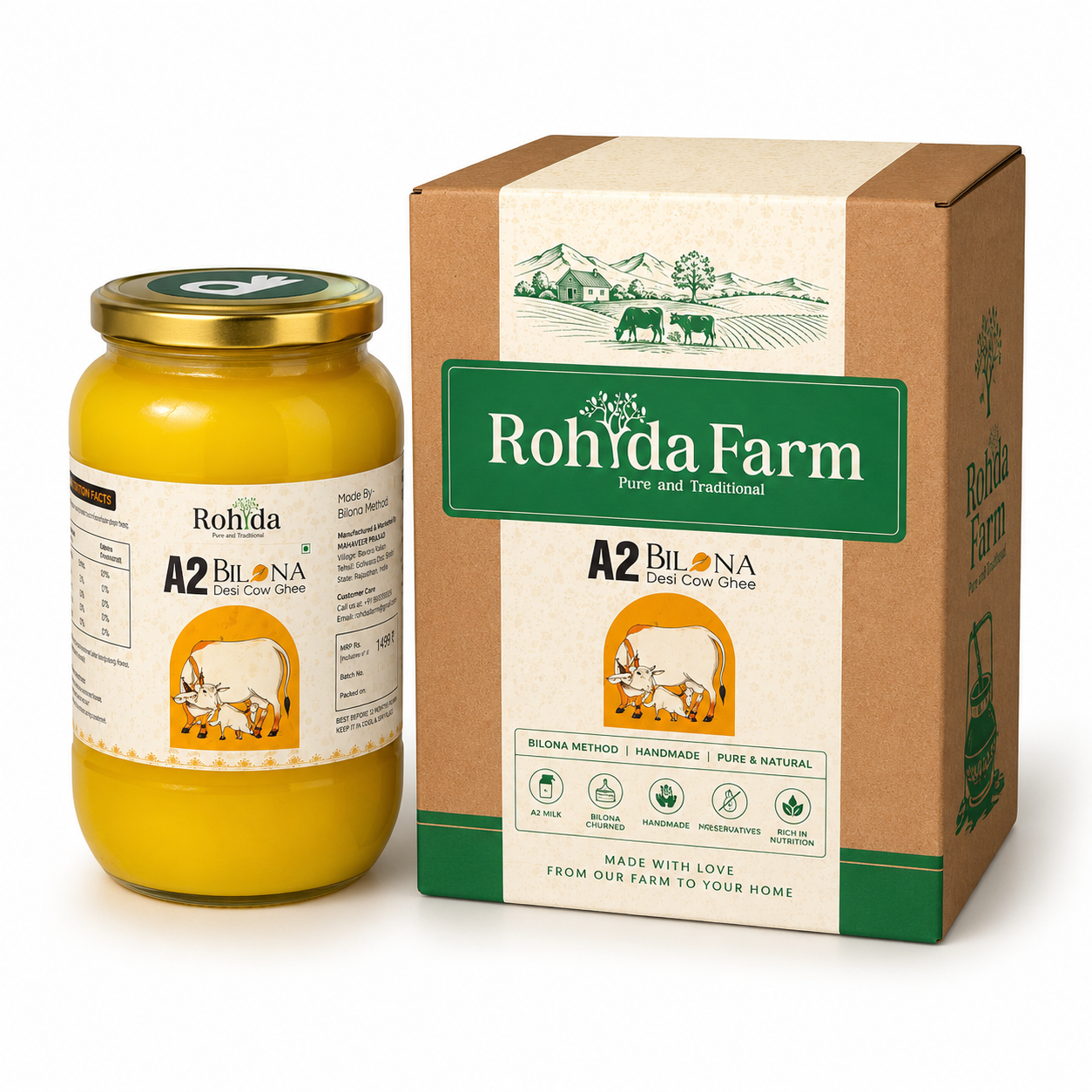 A2 Bilona Desi Cow Ghee