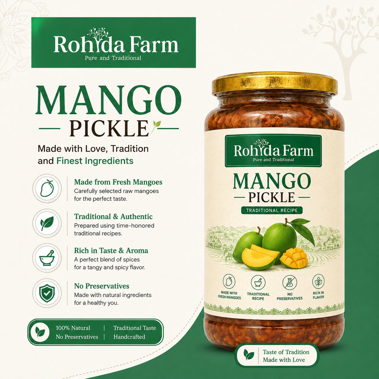 Rohyda Farm Traditional Mango Pickle